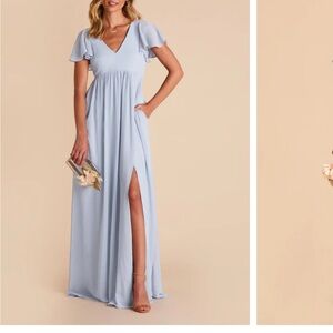Birdy Grey: Hannah Empire Dress (chiffon ice blue)